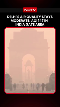 Video: Delhi Pollution: India Gate Records AQI Of 147 As Pollution Levels Remain Moderate