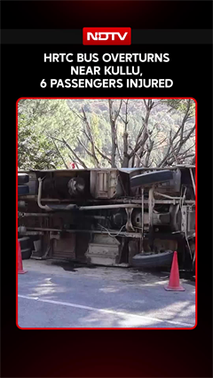 Himachal Road Mishap: HRTC Bus Overturns On Kullu Route; Six Passengers Injured
