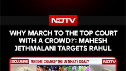 'Why March To Top Court With A Crowd?': Mahesh Jethmalani Targets Rahul Gandhi