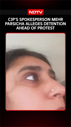 Jantar Mantar Protest | CJP Spokesperson Mehr Parsicha Detained Ahead Of Delhi Protest