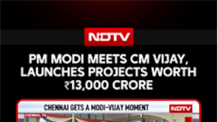PM Modi Meets CM Vijay In Chennai, Launches Development Projects Worth ₹13,000 Crore