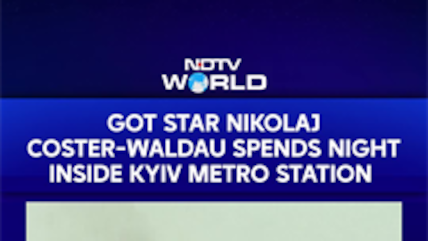 GOT Star Nikolaj Coster-Waldau Spends Night Inside Kyiv Metro Station