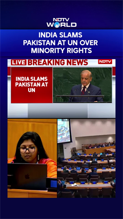 India Slams Pak At UN Over Minority Rights, Calls Out Double Standards