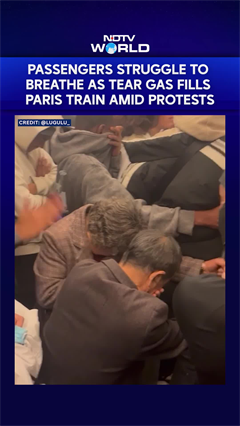 France Protests: Panic Inside Paris Metro As Tear Gas Reaches Underground Trains