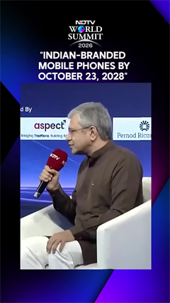 Video : Ashwini Vaishnaw Says Indian-Branded Mobile Phones By October 23, 2028