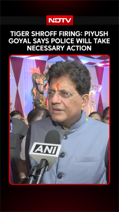 Tiger Shroff Firing: Piyush Goyal Says Police Will Take Necessary Action