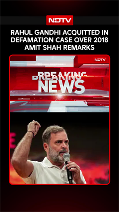 Rahul Gandhi Acquitted In Defamation Case Over 2018 Amit Shah Remarks