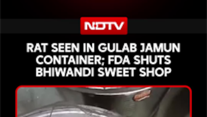 Rat Found In Gulab Jamun Container; FDA Shuts Bihwandi Sweet Shop | Viral Video