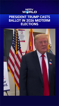 US Midterms | President Trump, First Lady Melania Cast Early Votes Ahead Of US Midterm Elections