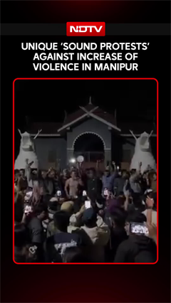 Video: Manipur Sound Protests: Thousands Bang Utensils, Blow Horns Against Increasing Violence In The State