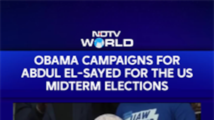 US Midterms | Obama Backs Abdul El-Sayed In Michigan, Says He&rsquo;ll &lsquo;Finish The Job We Started&rsquo;