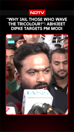 "Why Jail Those Who Wave The Tricolour": Abhijeet Dipke Targets PM Modi