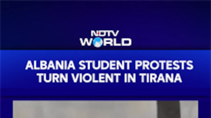 Albania Student Protests Turn Violent In Tirana