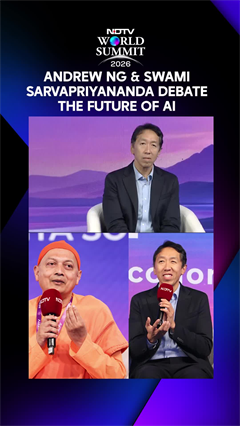 Swami Sarvapriyananda Questions AI Alignment, Andrew Ng Responds |  NDTV World Summit 2026
