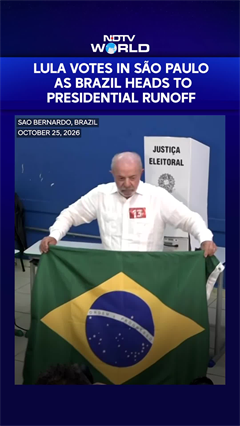 Brazil Votes In Presidential Runoff: Lula Casts Ballot In S&atilde;o Paulo