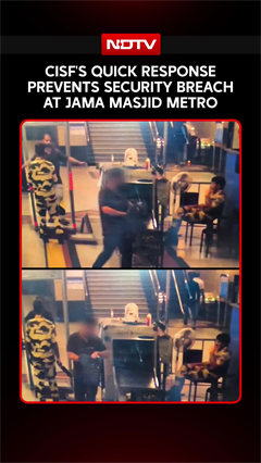CISF's Quick Action Prevents Potential Security Breach At Metro Station | Delhi News