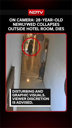 On Camera, 28-Year-Old Newlywed Collapses Outside UP Hotel Room, Dies