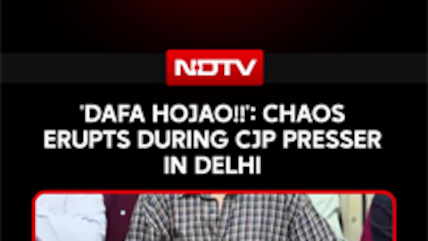 'Dafa Hojao!!': On Cam, Chaos Erupts During CJP Presser In Delhi