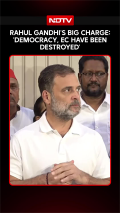 Rahul Gandhi's Big Charge: 'Democracy, Election Commission Have Been Destroyed'