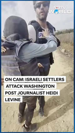 Washington Post Journalist Heidi Levine Attacked By Israeli Settlers In West Bank  Locality