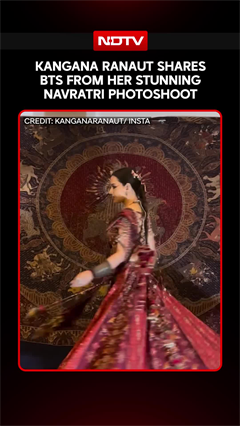 Bollywood News: Kangana Ranaut Embraces Tradition, Shares BTS Glimpse From Chhattisgarh Garba Visit