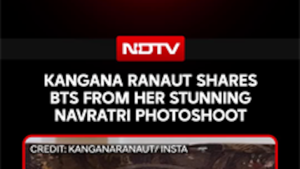 Bollywood News: Kangana Ranaut Embraces Tradition, Shares BTS Glimpse From Chhattisgarh Garba Visit