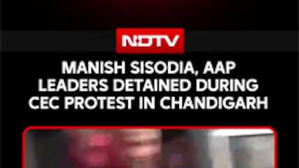 Manish Sisodia, AAP Leaders Detained During Protest Over CEC Row In Chandigarh | ECI Protest
