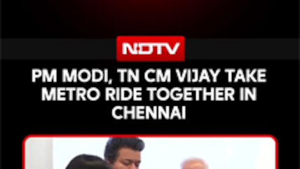 PM Modi Meets CM Vijay In Chennai, Takes Metro Ride Together