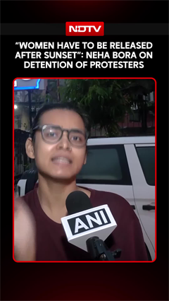 AISA Chief Neha Bora Questions Overnight Detentions: "Women Ought To Be Released After Sunset'