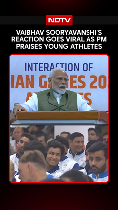 Vaibhav Sooryavanshi's Priceless Reaction After PM Modi's Special Remark Goes Viral