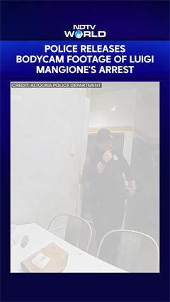 Luigi Mangione's Arrest Video: Police Bodycam Footage Shows Mangione's Arrest After CEO Killing