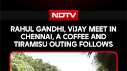 Rahul Gandhi, Vijay Meet In Chennai