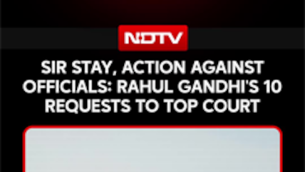 Rahul Gandhi's 10-Point Petition: Congress Seeks Pause On SIR, Independent Audit | Supreme Court