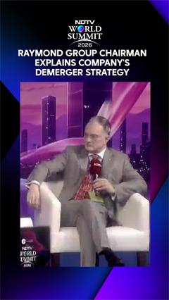 NDTV World Summit 2026 | Chairman Gautam Singhania Explains Raymond's Big Demerger Strategy