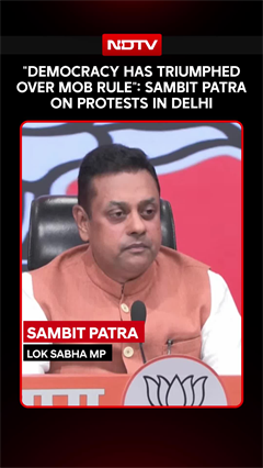 Sambit Patra On CJP Protests In Delhi: "Democracy Has Triumphed Over Mob Rule"