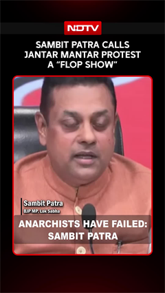 Sambit Patra Calls Jantar Mantar Protest A "Flop Show"