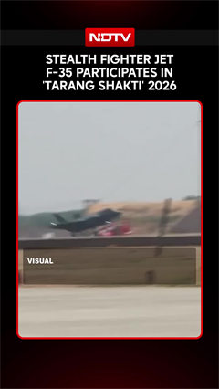 Stealth Fighter Jet F-35 Participates In 'Tarang Shakti' 2026