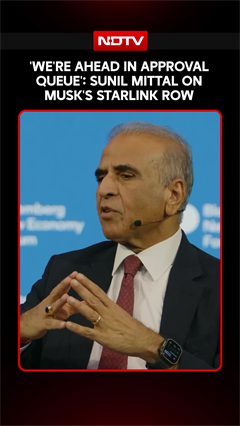 "We Are Significantly Ahead In Queue": Sunil Bharti Mittal Comments On Elon Musk's Starlink Row