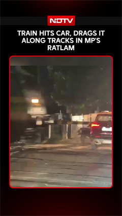 Madhya Pradesh | Train Hits Car, Drags It Along Tracks In MP's Ratlam