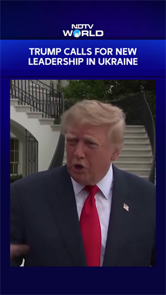 Trump Calls For New President In Ukraine, Targets Zelensky