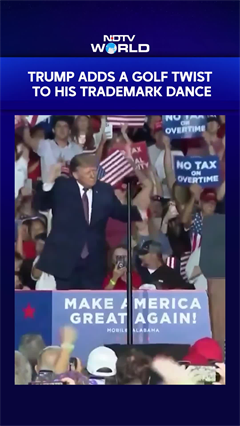 Donald Trump New Dance Move: US President Adds A Golf Twist To His Trademark Dance