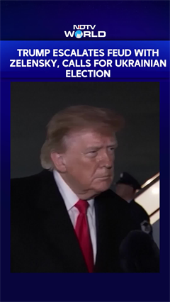 Donald Trump Demands Ukraine Election, Slams Zelensky As Diesel Deal With Russia Sparks New Row