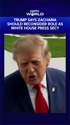New White House Press Secretary Katie Zacharia Fired Hours After Trump Asked Her To "Reconsider"