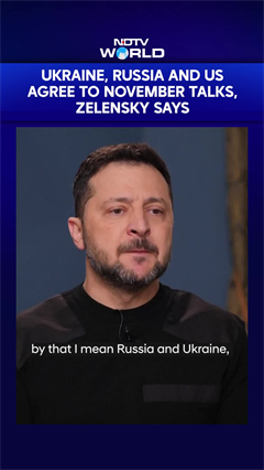 Ukraine, Russia And US Agree To November Talks, Zelensky Says