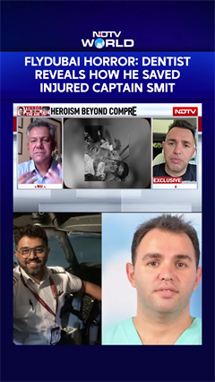 Flydubai News | Dentist Dr Shota Musaev Reveals How He Saved Injured Captain Smit