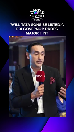 Video: RBI Governor Sanjay Malhotra Drops Big Hint On Tata Sons Listing Row At NDTV World Summit