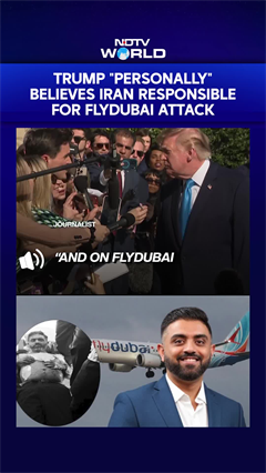 Trump Says He Thinks Iran Was Responsible Flydubai Incident