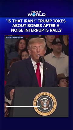 "Is That Iran?" Trump Jokes About Bombs After Mystery Noise Interrupts Texas Rally