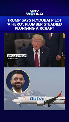 Trump Calls Flydubai Pilot Smit Machchhar A 'Hero'; Plumber Helped Steady Plunging Plane