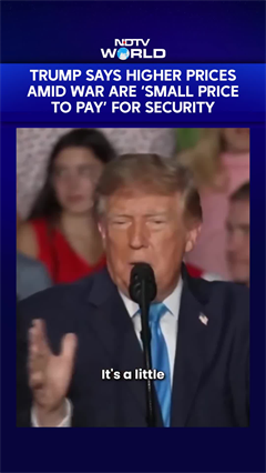 US News | Trump Defends War Costs As &ldquo;Small Price&rdquo; For Security, Says Conflict Will End Soon